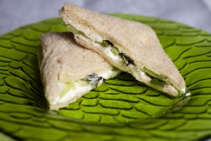 cucumber mint sandwiches
